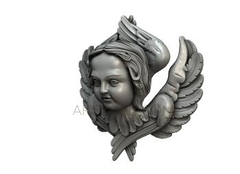 Angels (AN_0084) 3D model for CNC machine